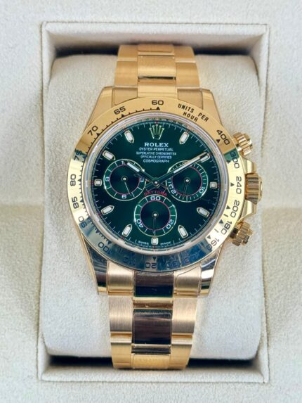 2023 Rolex Daytona “John Mayer” 40mm 116508 Yellow Gold Green Dial