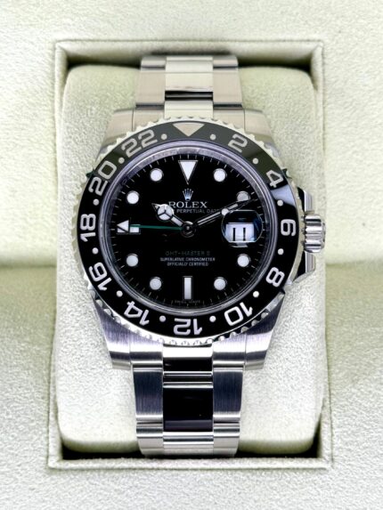 2012 Rolex GMT-Master II 40mm 116710LN Stainless Steel Black Dial