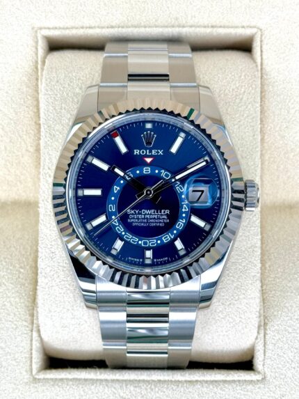 NEW 2024 Rolex Sky-Dweller 42mm 336934 Oyster Blue Dial