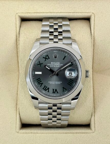 NEW 2024 Rolex Datejust 41mm 126300 Jubilee Wimbledon Dial