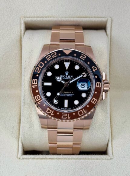 NEW 2023 Rolex GMT-Master II “Rootbeer” 40mm 126715CHNR Rose Gold