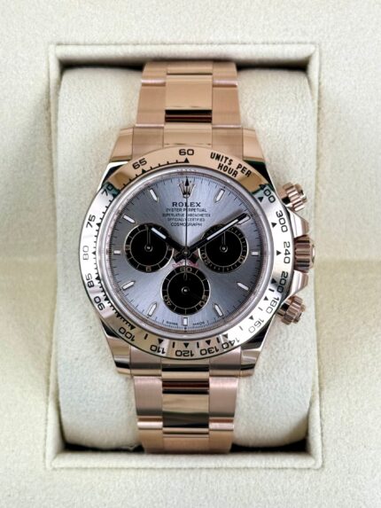NEW 2024 Rolex Daytona 40mm 126505 Rose Gold Sundust Dial