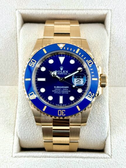 2024 Rolex Submariner “Bluesy” 41mm 126618LB Yellow Gold Blue Dial