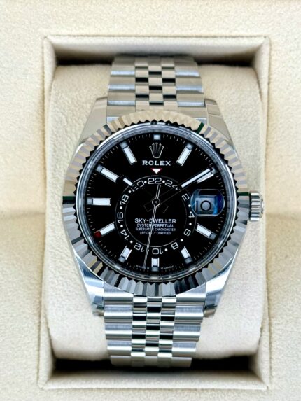 NEW 2024 Rolex Sky-Dweller 42mm 336934 Jubilee Black Dial