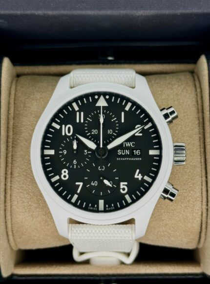 NEW 2024 IWC Pilot’s Chrono IW389105 44.5mm Top Gun Edition Lake Tahoe